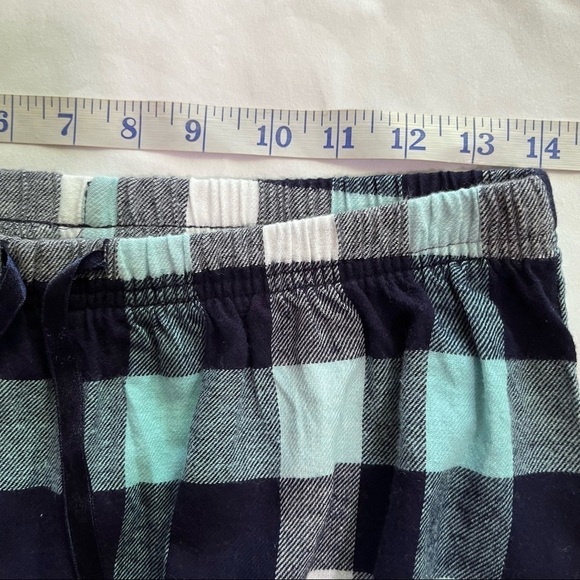 Croft & Borrow SZ Small Pajamas Plaid Black White Plaid 100% Cotton - Picture 8 of 15